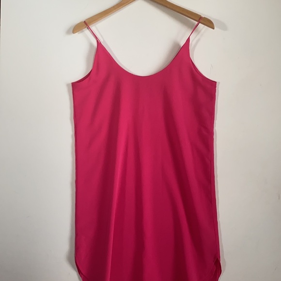 LILA ROSE Fushia spaghetti slip dress size 4, NWOT - Picture 7 of 13